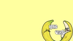 Yellow food funny bananas