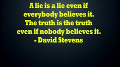 Yellow gray black blue white lie Truth minimalistic Quotes 