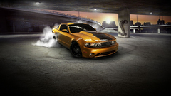 Yellow horse Alive still