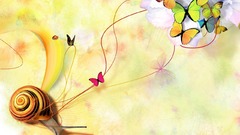 Yellow insects deviantart snails