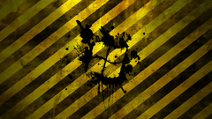 Yellow microsoft windows abstract