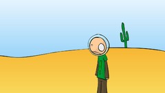 Yellow moon orange abstract funny