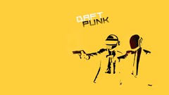 Yellow Music Guns blood Pulp Fiction parody dancing daft punk 