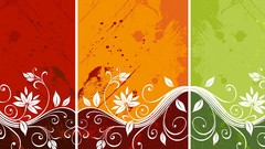 Yellow orange abstract