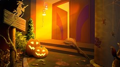 Yellow orange abstract