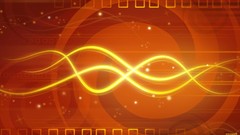 Yellow orange abstract