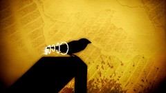 Yellow orange abstract