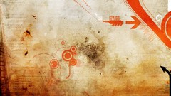 Yellow orange abstract