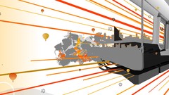 Yellow orange abstract