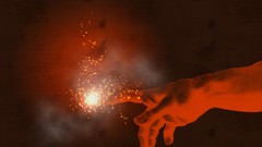 Yellow orange abstract