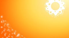 Yellow orange abstract artwork