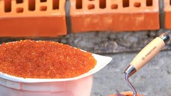 Yellow orange abstract Bricks