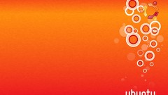 Yellow orange abstract bubbles ubuntu human