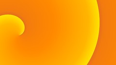 Yellow orange abstract circles