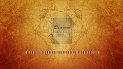 Yellow orange abstract colors