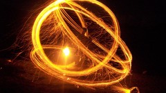 Yellow orange abstract funny