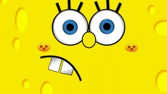 Yellow orange abstract funny