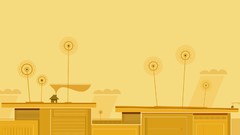 Yellow orange abstract funny