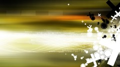 Yellow orange abstract funny