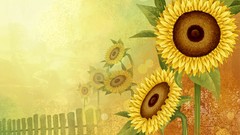 Yellow orange abstract funny