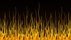 Yellow orange abstract funny