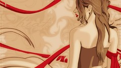 Yellow orange abstract funny