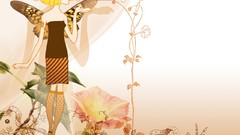 Yellow orange abstract funny