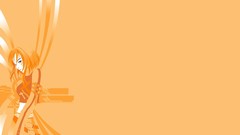 Yellow orange abstract funny