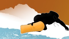 Yellow orange abstract funny