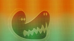 Yellow orange abstract funny