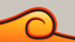 Yellow orange abstract funny