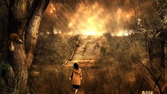 Yellow orange abstract funny Oni