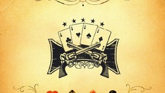 Yellow orange abstract funny western