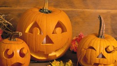 Yellow orange abstract Halloween