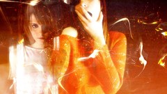 Yellow orange abstract kicks