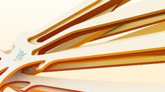 Yellow orange abstract Photoshop