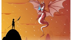 Yellow orange abstract Twisted funny