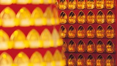 Yellow orange China abstract