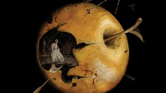 Yellow paint apples surreal digital art