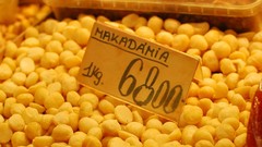 Yellow patterns nuts market multiscreen