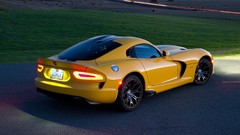 Yellow race cars static srt viper