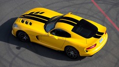 Yellow race cars static srt viper Dodge Viper GTS
