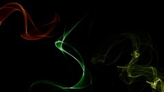 Yellow red Green abstract colors