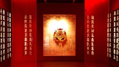 Yellow red orange silence abstract