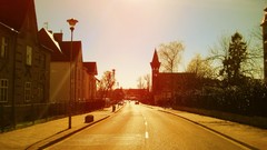 Yellow roads streets towns