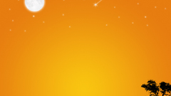 Yellow sky fallen star