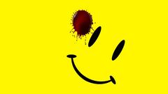 Yellow smiley face Watchmen