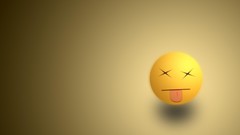 Yellow smiley funny