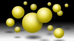 Yellow spheres