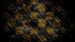 Yellow squares abstract grunge